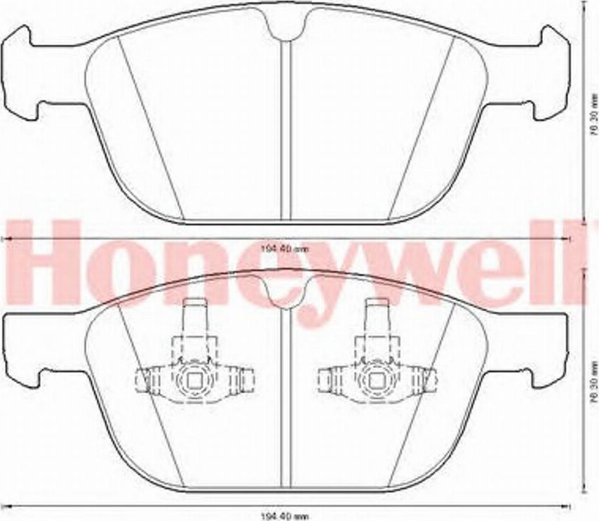 BENDIX 573293B - Kit pastiglie freno, Freno a disco autozon.pro