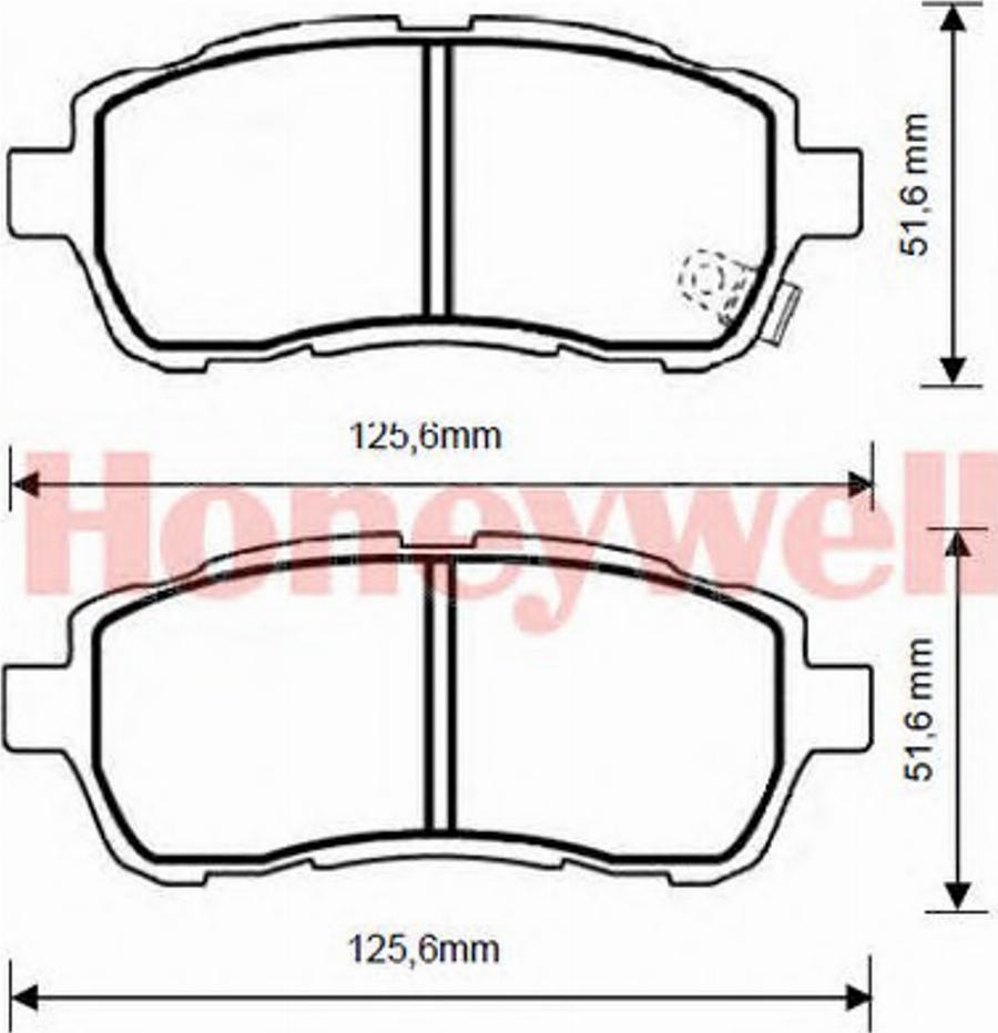 BENDIX 573249B - Kit pastiglie freno, Freno a disco autozon.pro