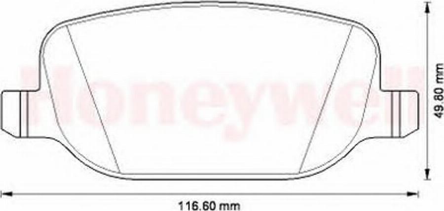 BENDIX 573252B - Kit pastiglie freno, Freno a disco autozon.pro