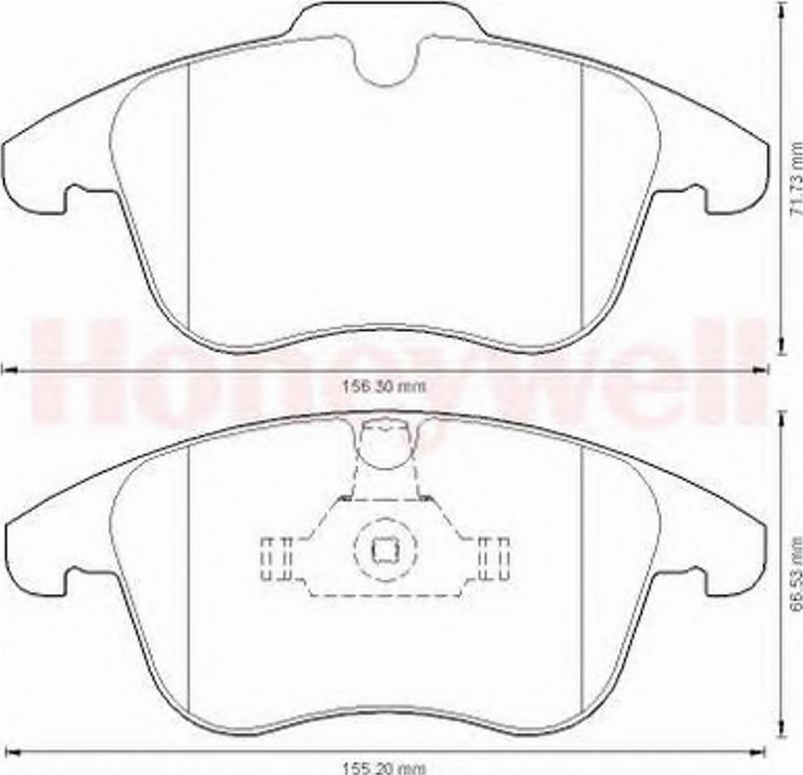 BENDIX 573201B - Kit pastiglie freno, Freno a disco autozon.pro