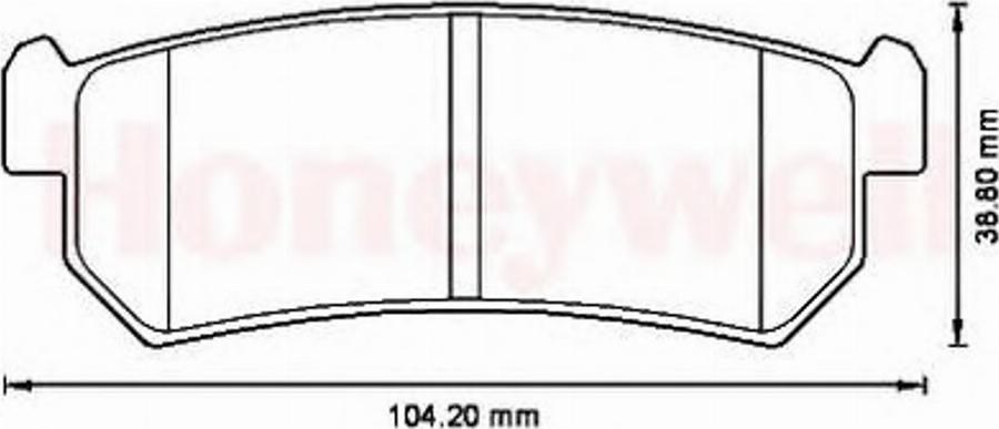 BENDIX 573216B - Kit pastiglie freno, Freno a disco autozon.pro