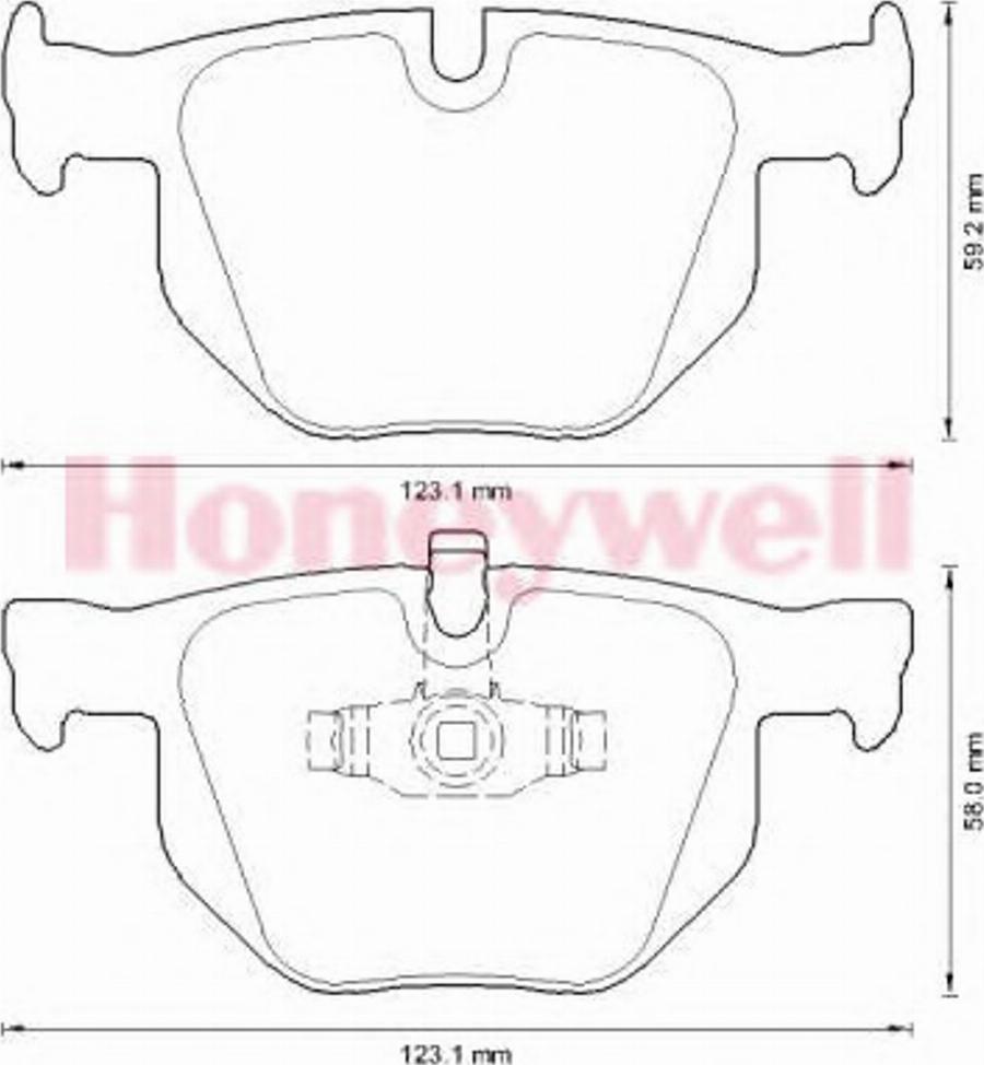 BENDIX 573285B - Kit pastiglie freno, Freno a disco autozon.pro