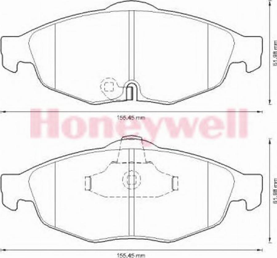 BENDIX 573287B - Kit pastiglie freno, Freno a disco autozon.pro