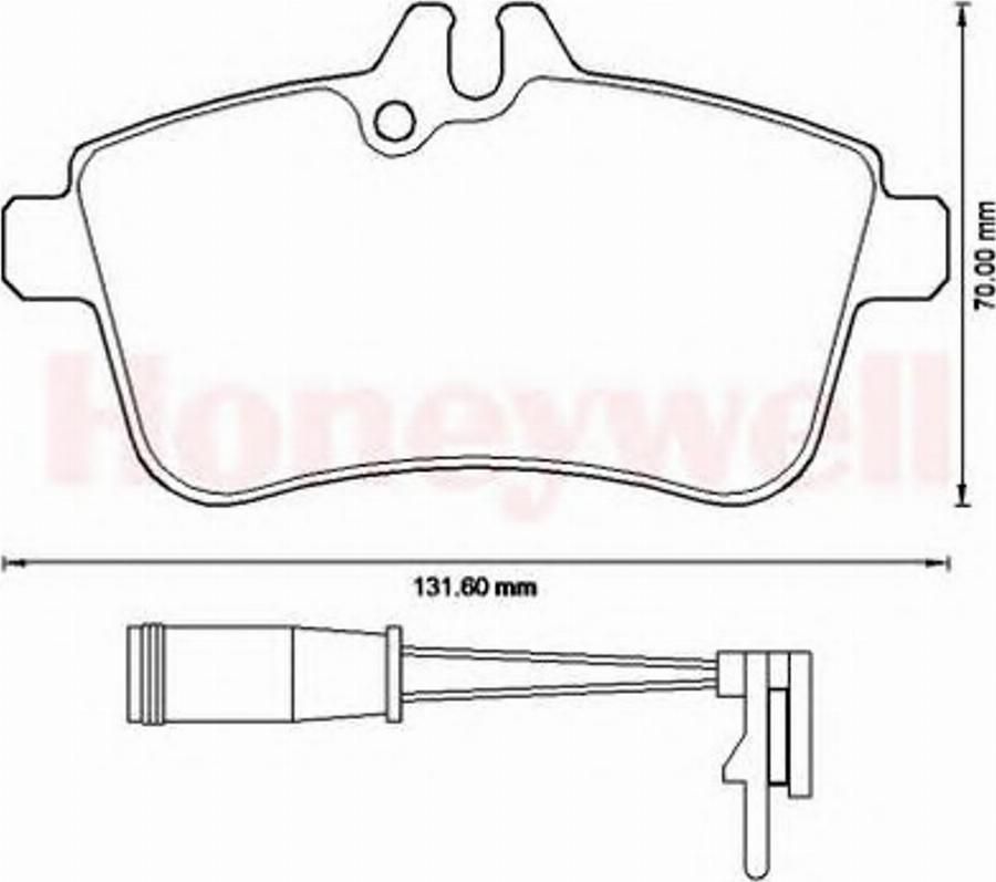 BENDIX 573230B - Kit pastiglie freno, Freno a disco autozon.pro