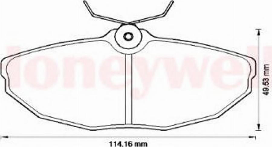 BENDIX 573237B - Kit pastiglie freno, Freno a disco autozon.pro