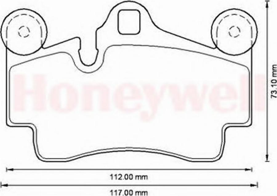 BENDIX 573227B - Kit pastiglie freno, Freno a disco autozon.pro