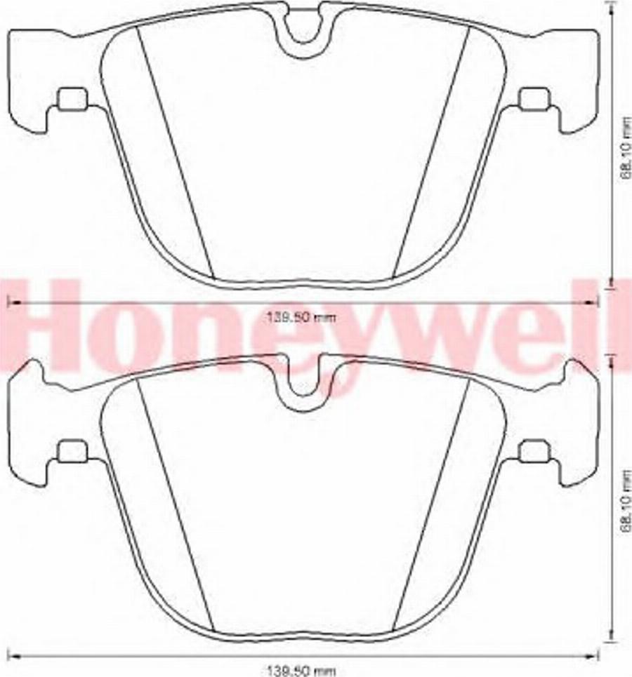 BENDIX 573271B - Kit pastiglie freno, Freno a disco autozon.pro