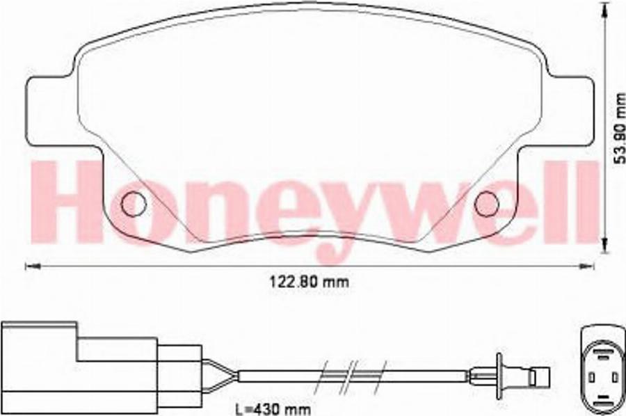 BENDIX 573277B - Kit pastiglie freno, Freno a disco autozon.pro