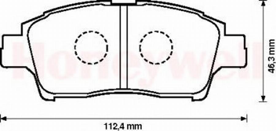 BENDIX 572404 B - Kit pastiglie freno, Freno a disco autozon.pro