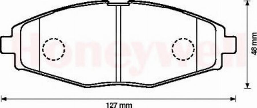 BENDIX 572402B - Kit pastiglie freno, Freno a disco autozon.pro