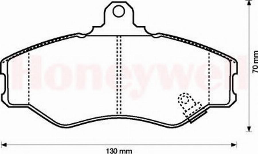 BENDIX 572411B - Kit pastiglie freno, Freno a disco autozon.pro