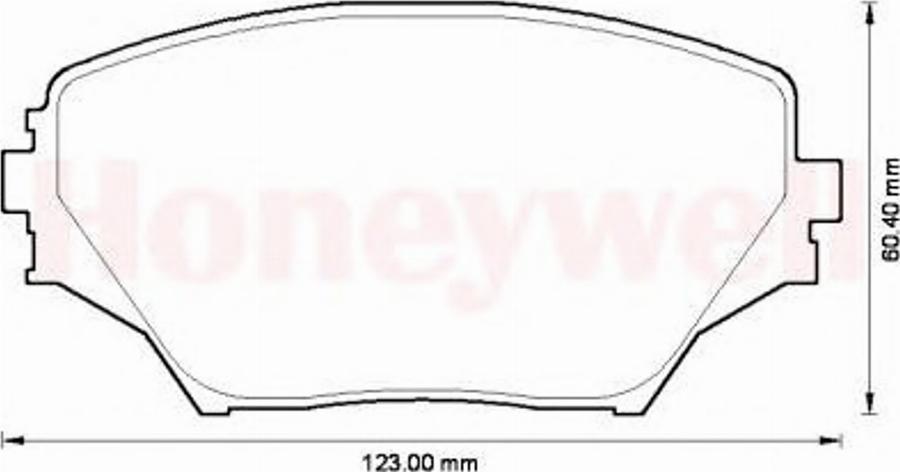 BENDIX 572487B - Kit pastiglie freno, Freno a disco autozon.pro