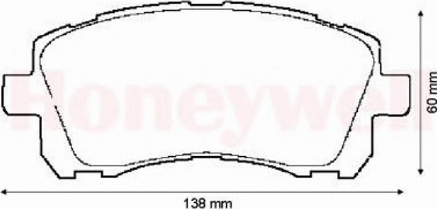 BENDIX 572423B - Kit pastiglie freno, Freno a disco autozon.pro