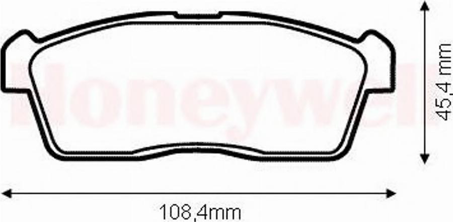 BENDIX 572471B - Kit pastiglie freno, Freno a disco autozon.pro