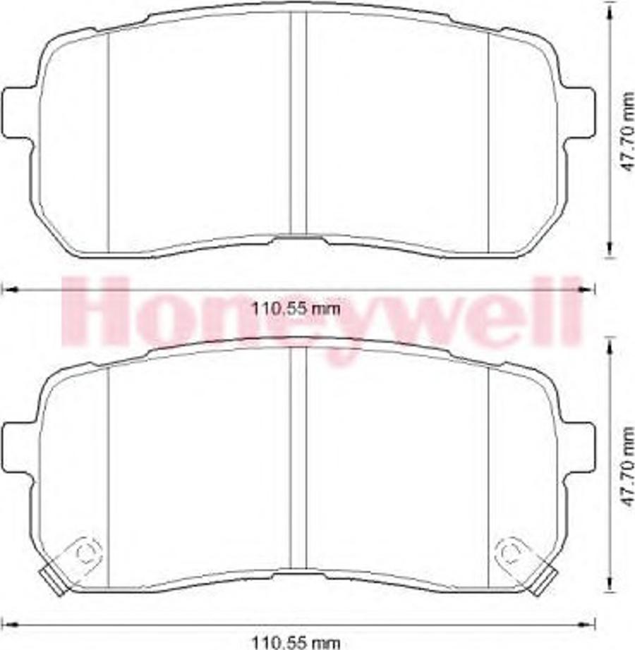 BENDIX 572596B - Kit pastiglie freno, Freno a disco autozon.pro