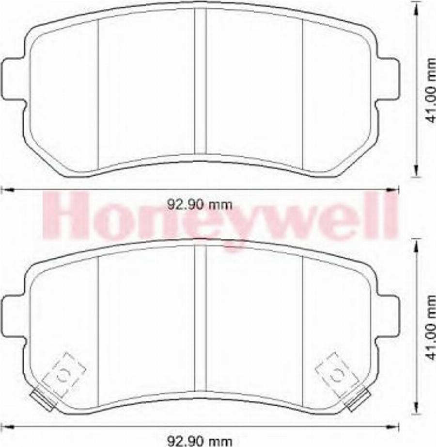 BENDIX 572590B - Kit pastiglie freno, Freno a disco autozon.pro