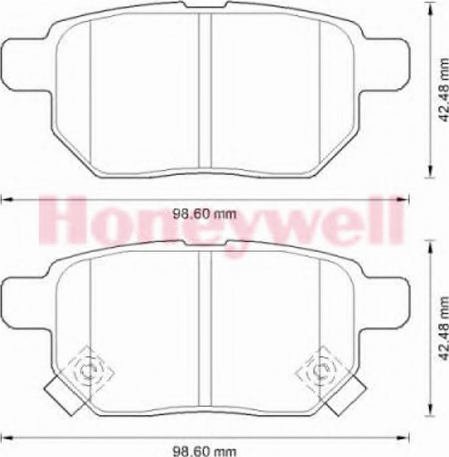 BENDIX 572591B - Kit pastiglie freno, Freno a disco autozon.pro