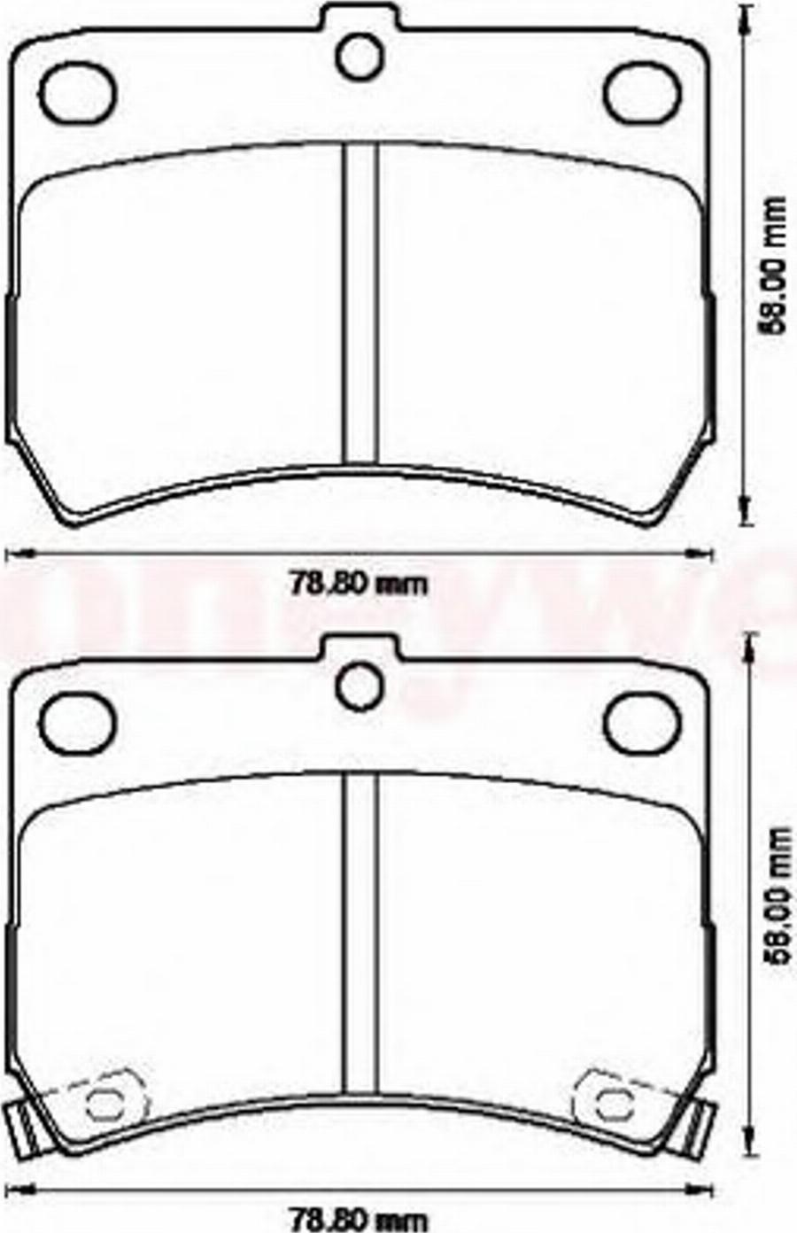 BENDIX 572552B - Kit pastiglie freno, Freno a disco autozon.pro