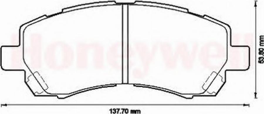 BENDIX 572566B - Kit pastiglie freno, Freno a disco autozon.pro