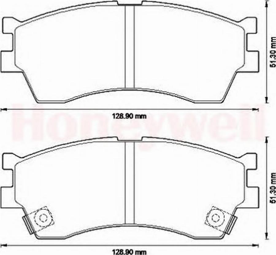 BENDIX 572560B - Kit pastiglie freno, Freno a disco autozon.pro