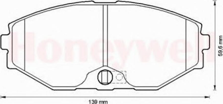 BENDIX 572506B - Kit pastiglie freno, Freno a disco autozon.pro