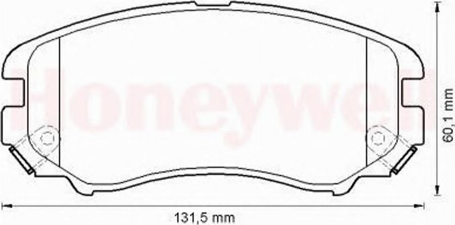 BENDIX 572514B - Kit pastiglie freno, Freno a disco autozon.pro