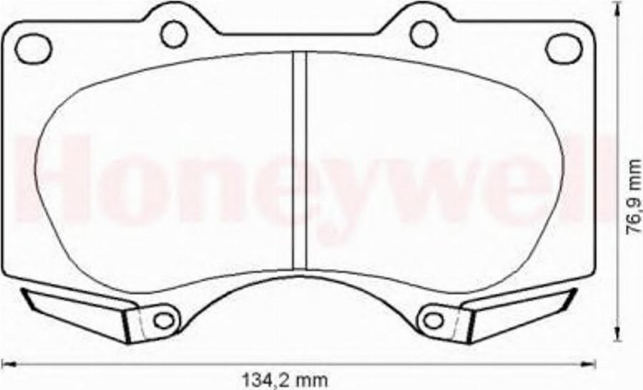 BENDIX 572515B - Kit pastiglie freno, Freno a disco autozon.pro