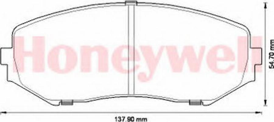 BENDIX 572584B - Kit pastiglie freno, Freno a disco autozon.pro