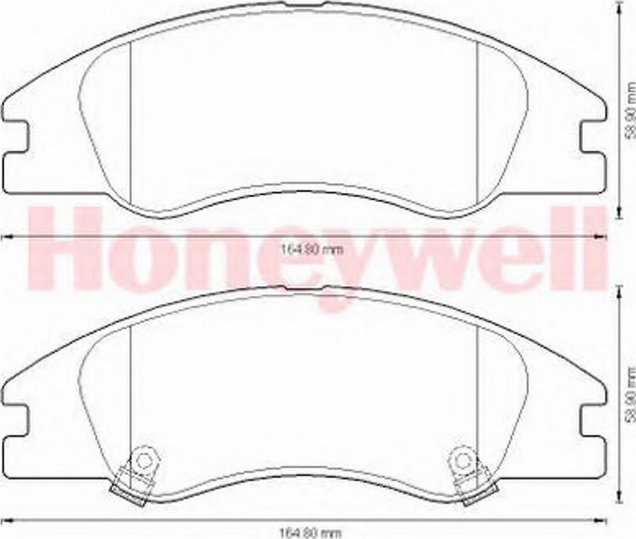 BENDIX 572585B - Kit pastiglie freno, Freno a disco autozon.pro