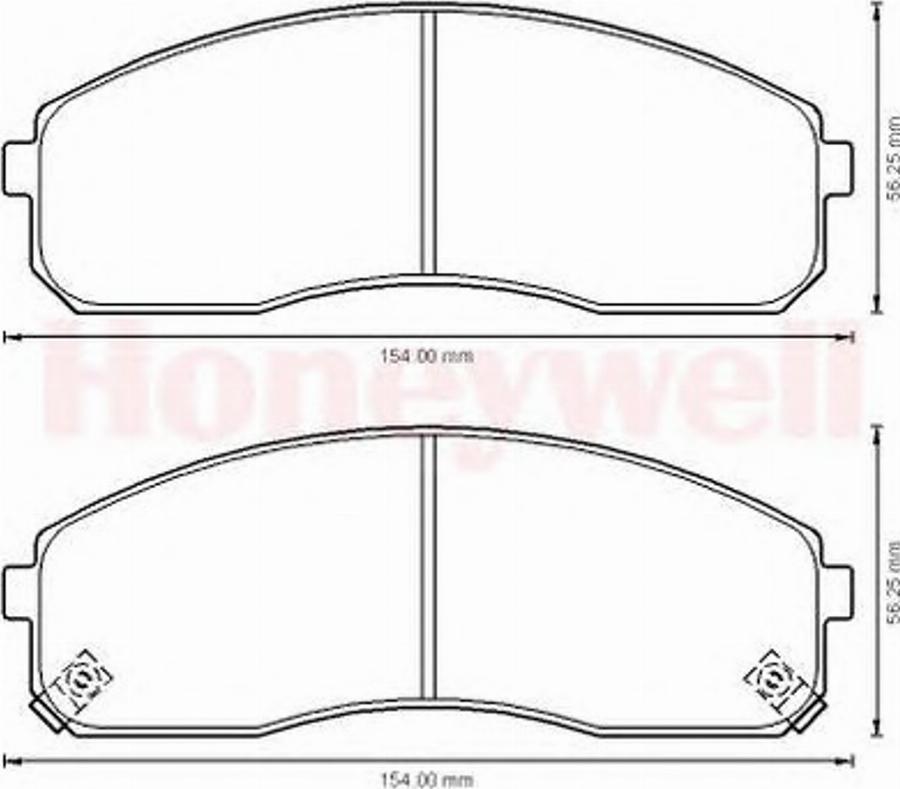 BENDIX 572532B - Kit pastiglie freno, Freno a disco autozon.pro