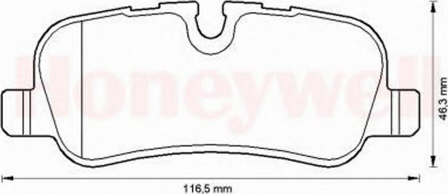 BENDIX 572522B - Kit pastiglie freno, Freno a disco autozon.pro