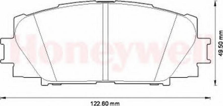 BENDIX 572578B - Kit pastiglie freno, Freno a disco autozon.pro