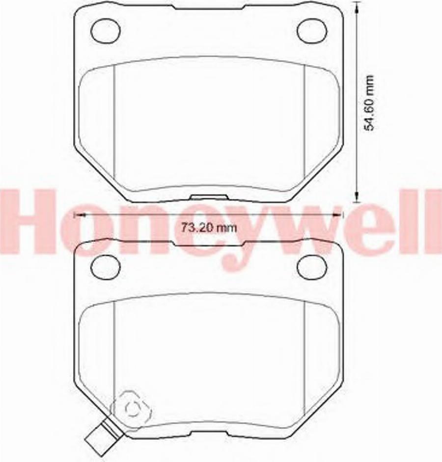 BENDIX 572645B - Kit pastiglie freno, Freno a disco autozon.pro