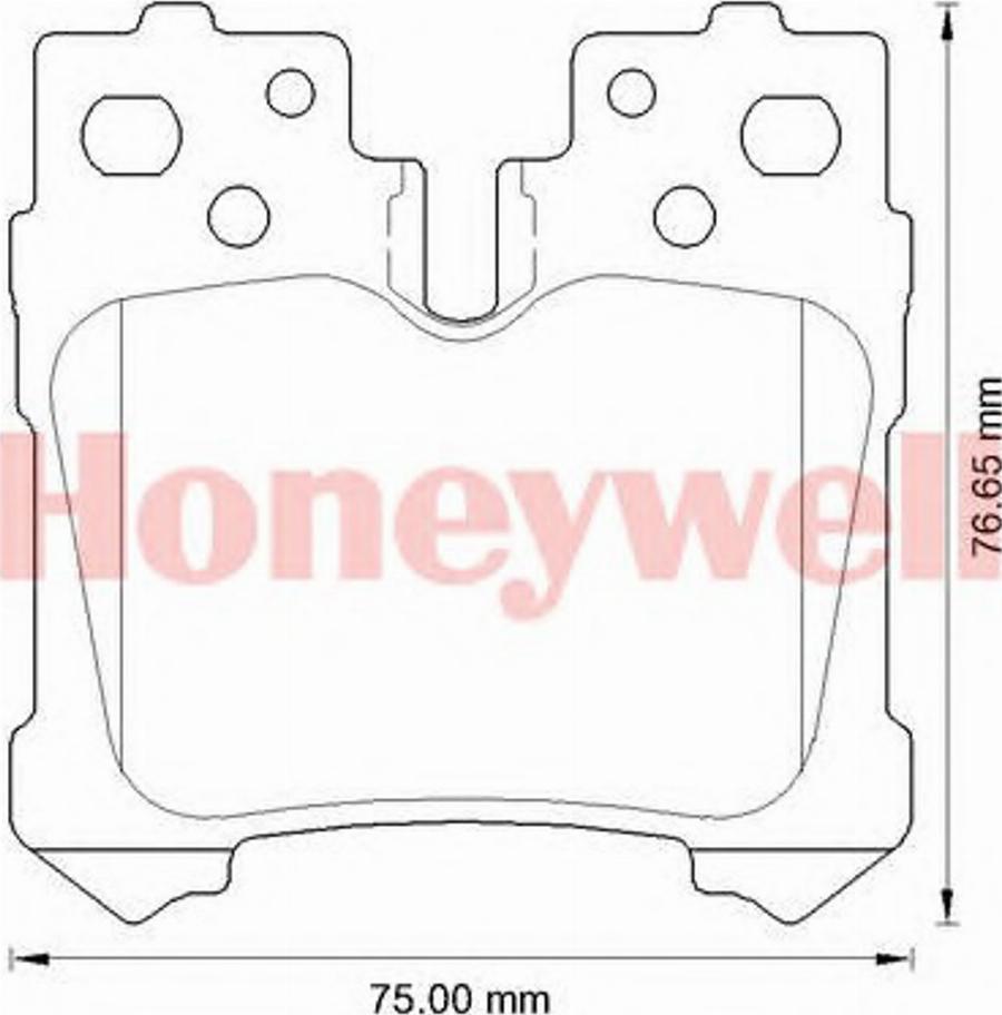 BENDIX 572648B - Kit pastiglie freno, Freno a disco autozon.pro