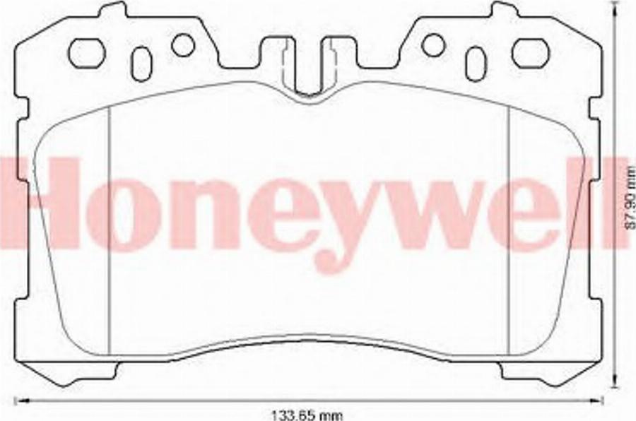 BENDIX 572647B - Kit pastiglie freno, Freno a disco autozon.pro