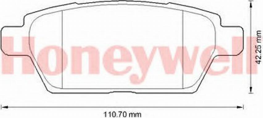 BENDIX 572653B - Kit pastiglie freno, Freno a disco autozon.pro