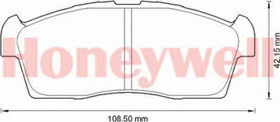 BENDIX 572611B - Kit pastiglie freno, Freno a disco autozon.pro