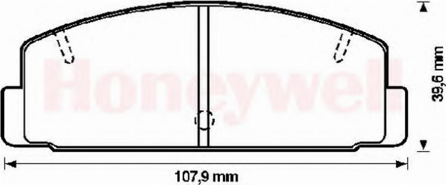 BENDIX 572193B - Kit pastiglie freno, Freno a disco autozon.pro