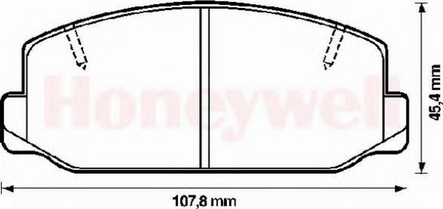 BENDIX 572192B - Kit pastiglie freno, Freno a disco autozon.pro