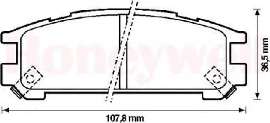 BENDIX 572197B - Kit pastiglie freno, Freno a disco autozon.pro