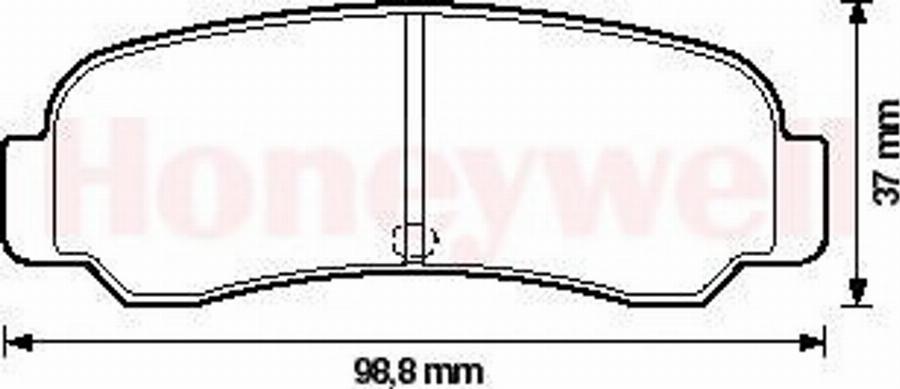 BENDIX 572156B - Kit pastiglie freno, Freno a disco autozon.pro