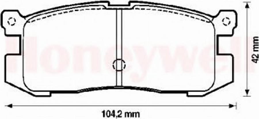 BENDIX 572169B - Kit pastiglie freno, Freno a disco autozon.pro