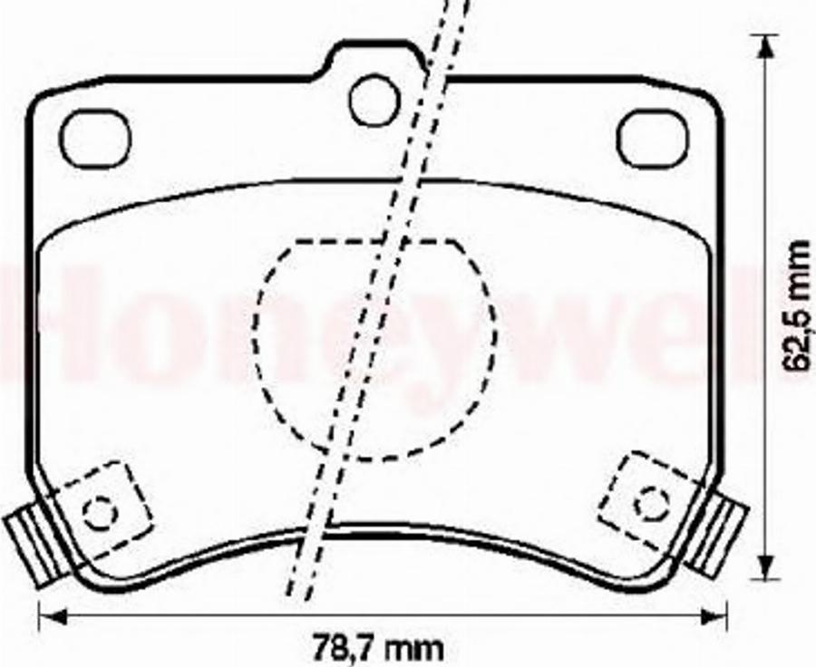 BENDIX 572100B - Kit pastiglie freno, Freno a disco autozon.pro