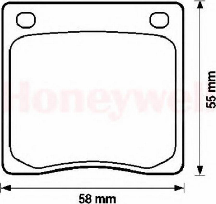 BENDIX 572102B - Kit pastiglie freno, Freno a disco autozon.pro