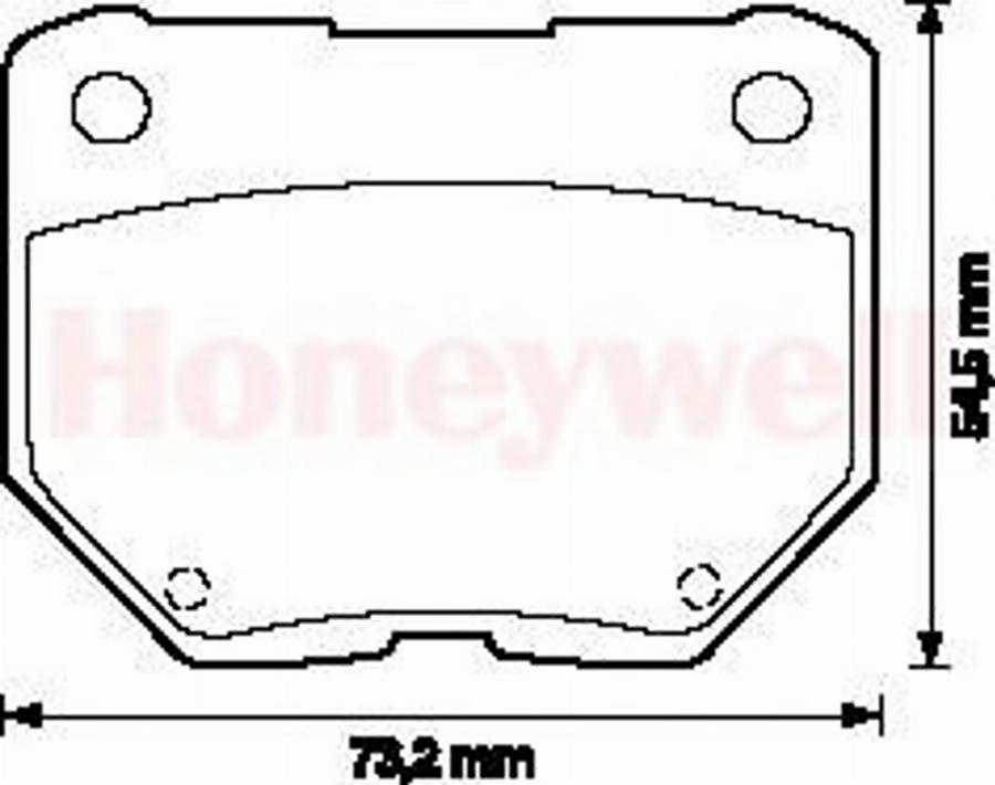 BENDIX 572110B - Kit pastiglie freno, Freno a disco autozon.pro