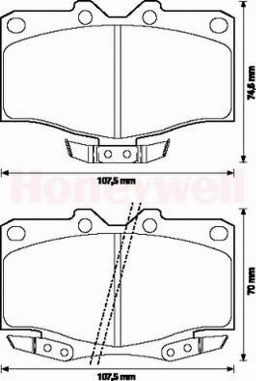 BENDIX 572185B - Kit pastiglie freno, Freno a disco autozon.pro