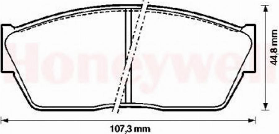 BENDIX 572180B - Kit pastiglie freno, Freno a disco autozon.pro