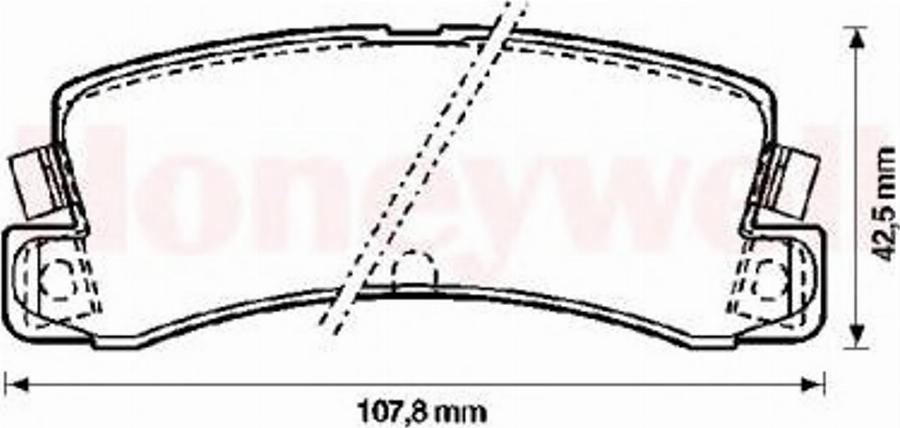 BENDIX 572188B - Kit pastiglie freno, Freno a disco autozon.pro