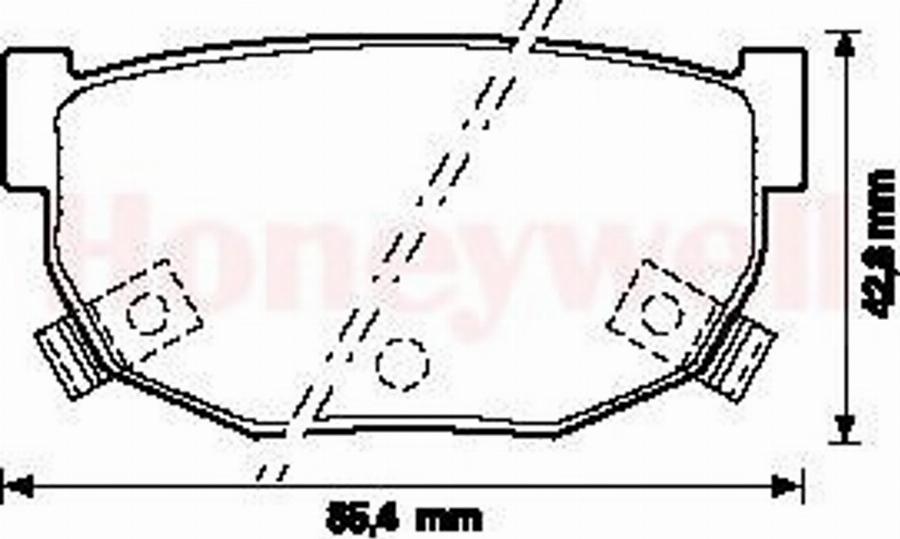 BENDIX 572130B - Kit pastiglie freno, Freno a disco autozon.pro