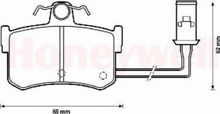 BENDIX 572124B - Kit pastiglie freno, Freno a disco autozon.pro